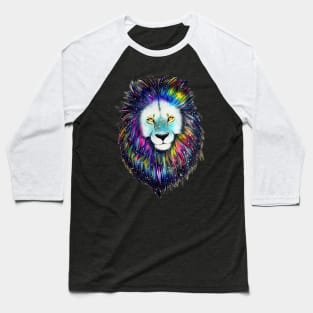 Colorful Lion Baseball T-Shirt